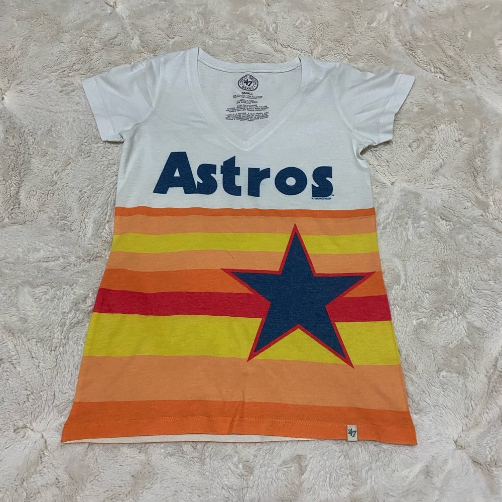 Womens fit houston Astros baseball teeshirt